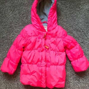 Pink coat for toddlers